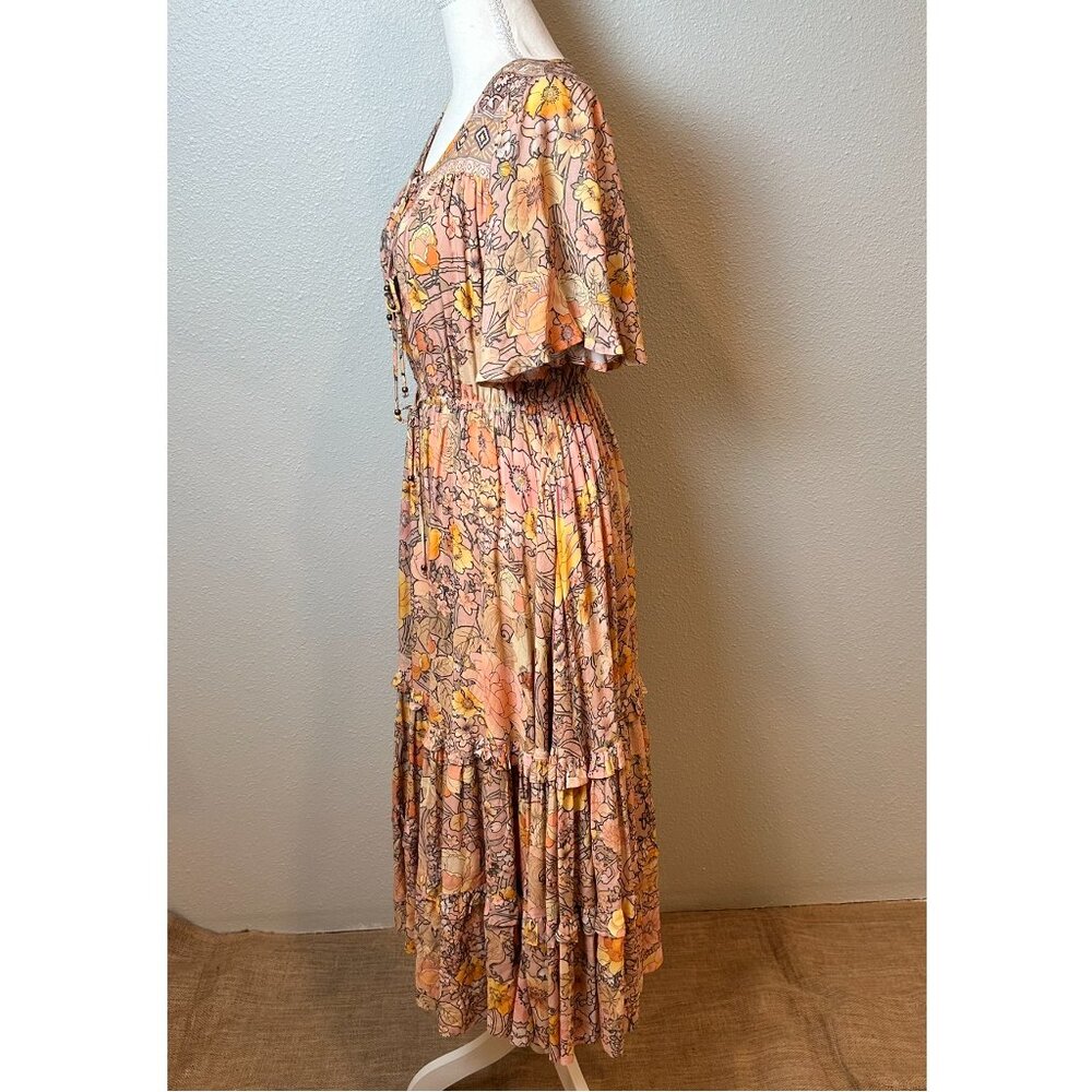 Spell & The Gypsy Collective Amethyst Garden Party Dress Boho Festival Floral S - Picture 5 of 12